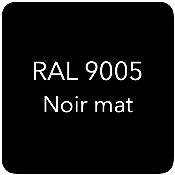 RAL 9005 TR NOIR MAT