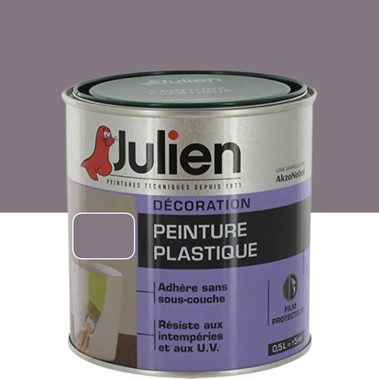 Peinture pour Plastiques Julien 0.5L Julien 3031520144346 : Large sélection  de peinture & accessoire au meilleur prix.