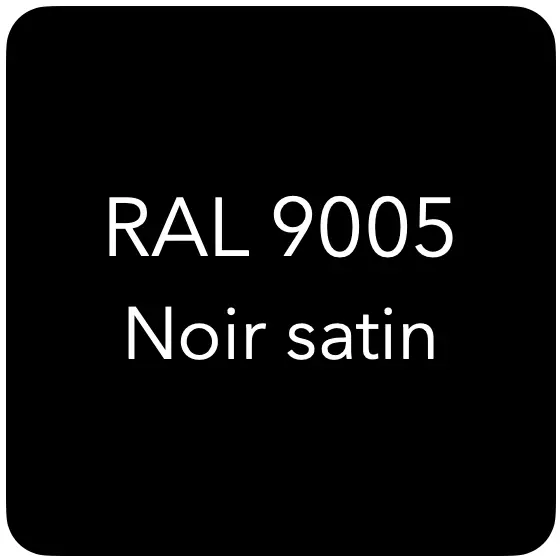 RAL 9005 TR NOIR SATIN