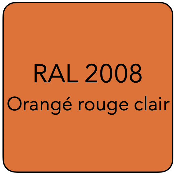 RAL 2008 TR ORANGE ROUGE CLAIR