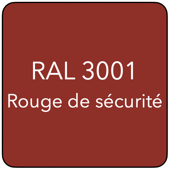 RAL 3001 TR ROUGE DE SECURITÉ