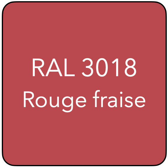 RAL 3018 TR ROUGE FRAISE