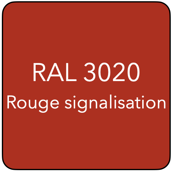 RAL 3020 TR ROUGE SIGNALISATION(ROUGE AGRICOLE)