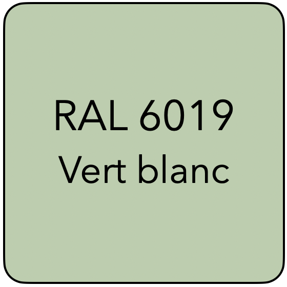 RAL 6019 BL VERT BLANC