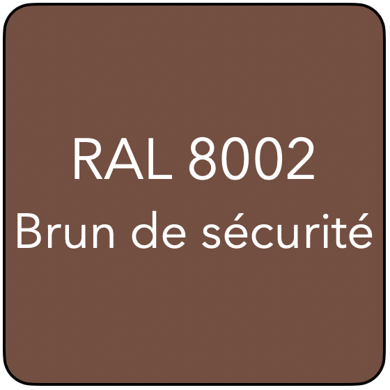 RAL 8002 TR BRUN DE SECURITE
