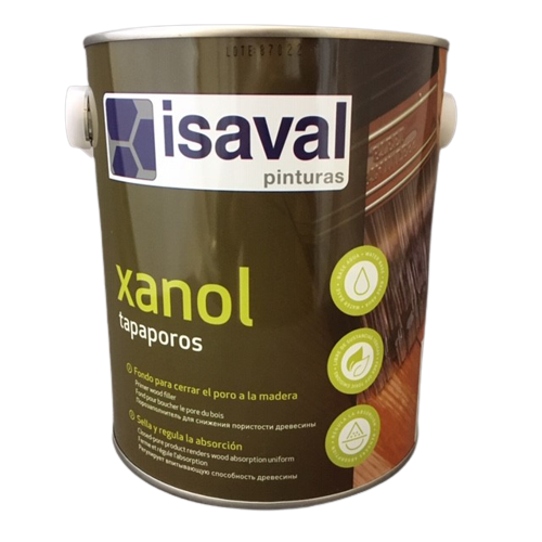 Xanol Tapaporos fond dur polyurethane incolore 2,5 L isaval