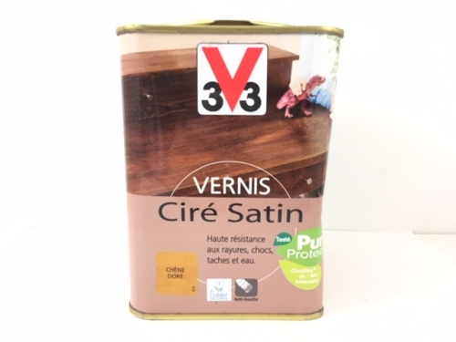 V33 Vernis Meubles et Boiseries Ciré Satin 1 L