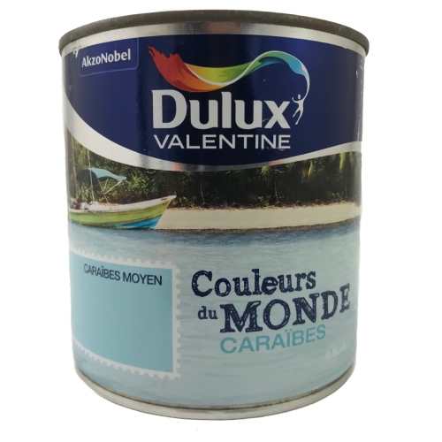 Dulux Valentine Couleurs du Monde Caraïbes Peinture Satinée 0.5L