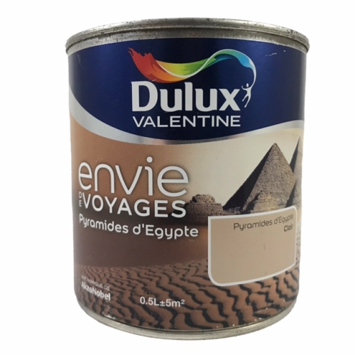 Dulux Valentine Envie de Voyage Pyramides d'Egypte Peinture Satiné 0,5L