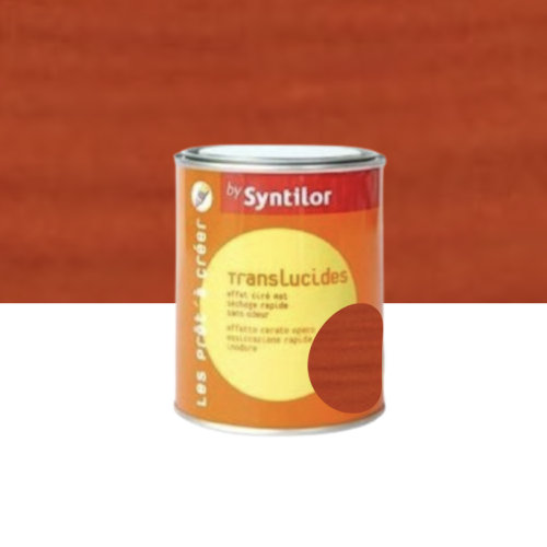 Peinture les Prêt à créer  Translucides  Syntilor Ciré Mat Calcutta 0,5L