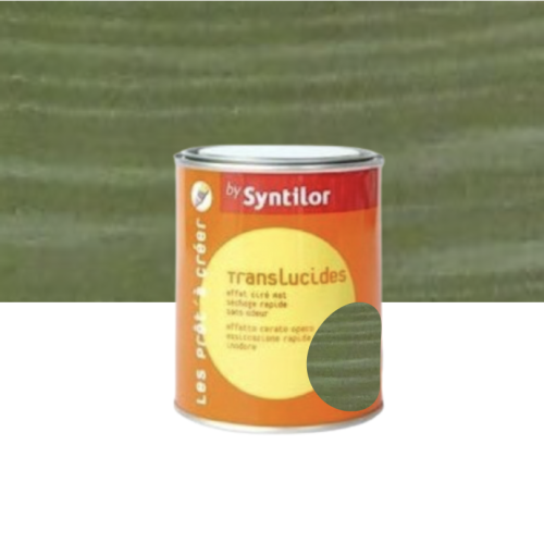 Peinture les Prêt à créer  Translucides  Syntilor Ciré Mat Marais 0,5L