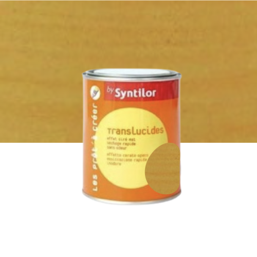 Peinture les Prêt à créer  Translucides  Syntilor Ciré Mat Poussière de sable 0,5L