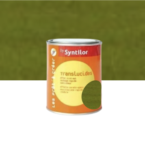 Peinture les Prêt à créer  Translucides  Syntilor Ciré Mat Rizière 0,5L