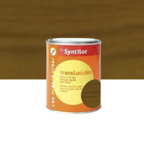 Peinture les Prêt à créer  Translucides  Syntilor Ciré Mat Bambou 0,5L