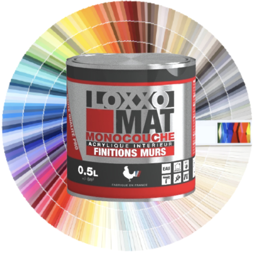 INNOVA LOXXO MAT Peinture Monocouche Murs et Plafonds 0,5L