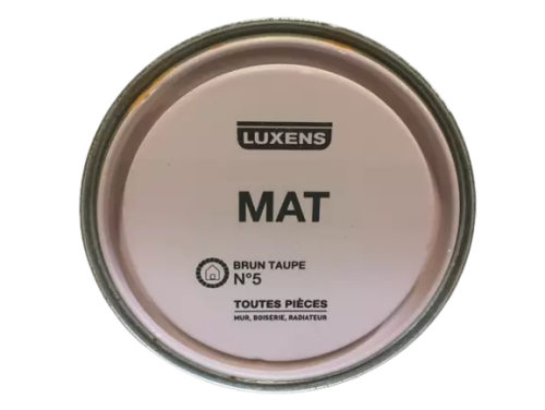Luxens Mat peinture intérieures toutes pièces Brun Taupe N°5 0.5L