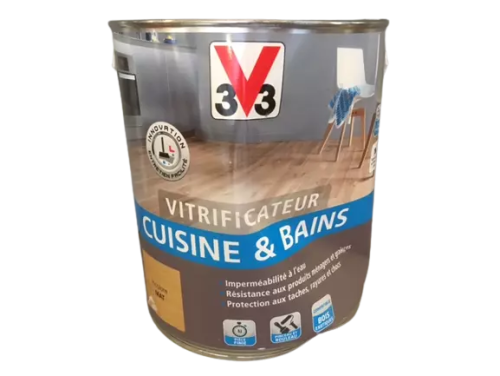 Vitrificateur cuisine et bains incolore Mat V33 2,5L