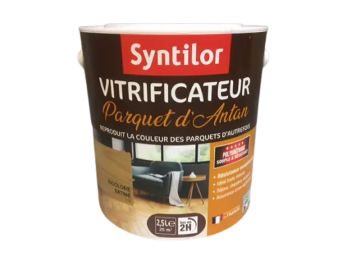 Vitrificateur Syntilor Parquet d'Antan incolore satin 2,5L