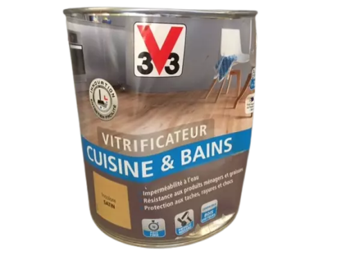 Vitrificateur cuisine et bains incolore satin V33 2,5L