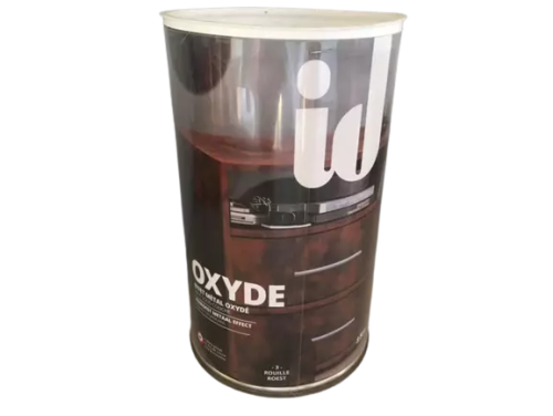 id Peinture OXYDE effet métal oxydé 600ml rouille